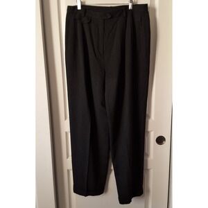Lauren Ralph Lauren Women +16 Wool Blend Extended Tab Waistband Trousers Lined